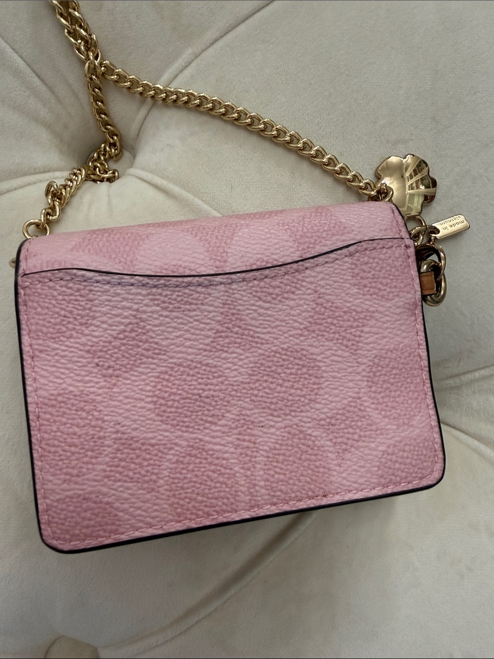 COACH Mini Wallet On A Chain
In Signature Canvas With Charms - Picture 12 of 17